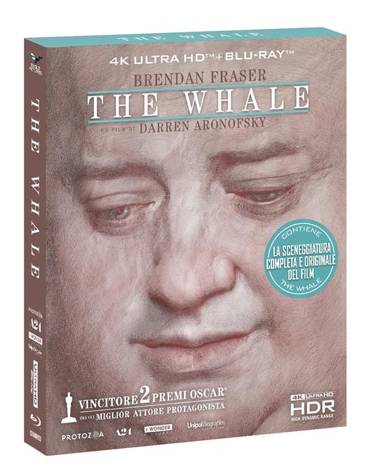 The Whale (Blu-ray + Blu-ray Ultra HD 4K) di Darren Aronofsky - Blu-ray + Blu-ray Ultra HD 4K