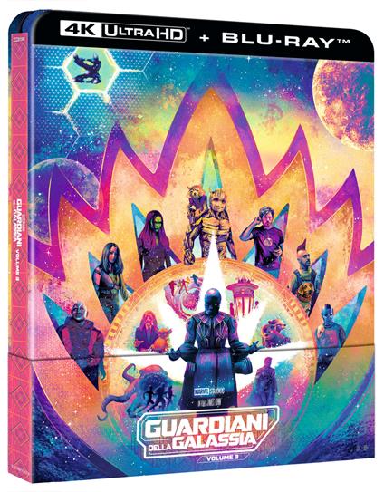Guardiani della galassia vol. 3. Steelbook (Blu-ray + Blu-ray Ultra HD 4K) di James Gunn - Blu-ray + Blu-ray Ultra HD 4K