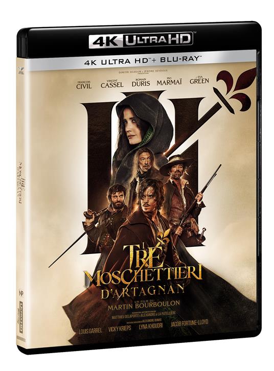 I tre moschettieri. D'Artagnan (Blu-ray + Blu-ray Ultra HD 4K) di Martin Bourboulon - Blu-ray + Blu-ray Ultra HD 4K