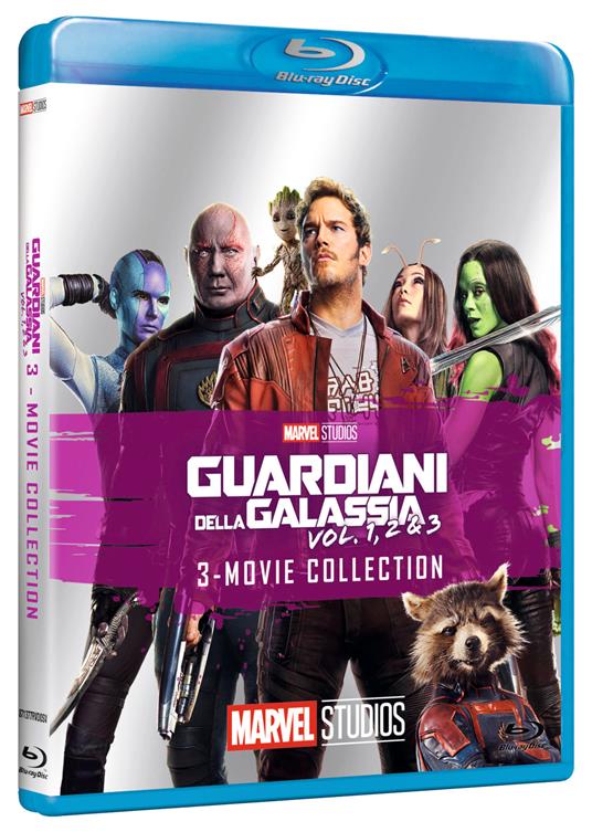 Cofanetto Guardiani della galassia vol. 1 - vol. 2 - vol. 3 (3 Blu-ray) di James Gunn
