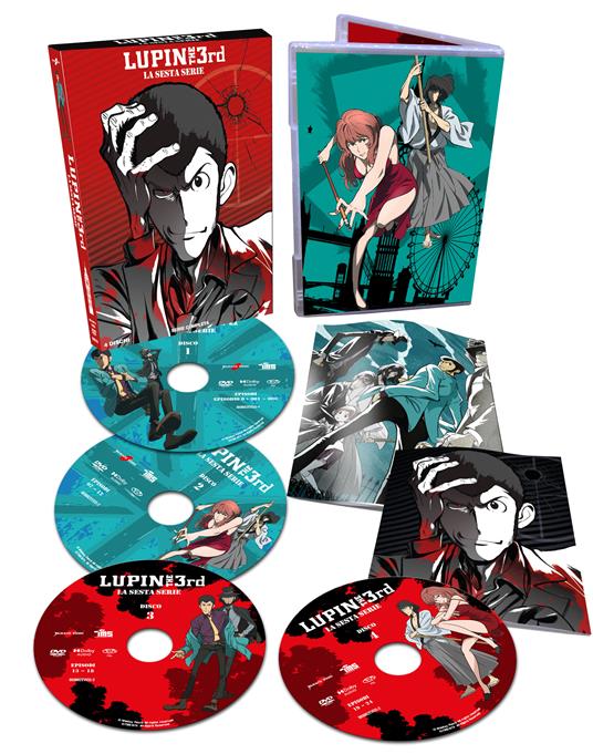Lupin III. La sesta serie (4 DVD) di Monkey Punch - DVD - 2