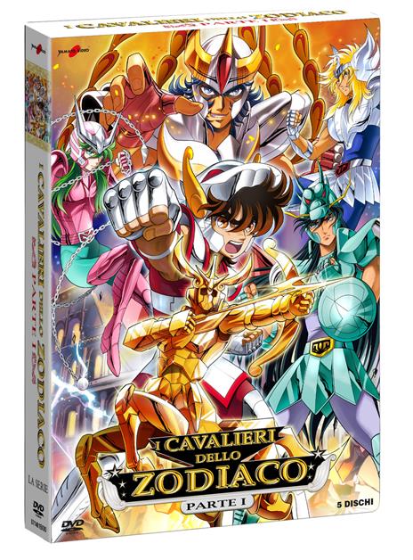 I Cavalieri dello Zodiaco Pt. 1 (5 DVD) New Edition + Booklet  di Kōzō Morishita,Kazuhito Kikuchi