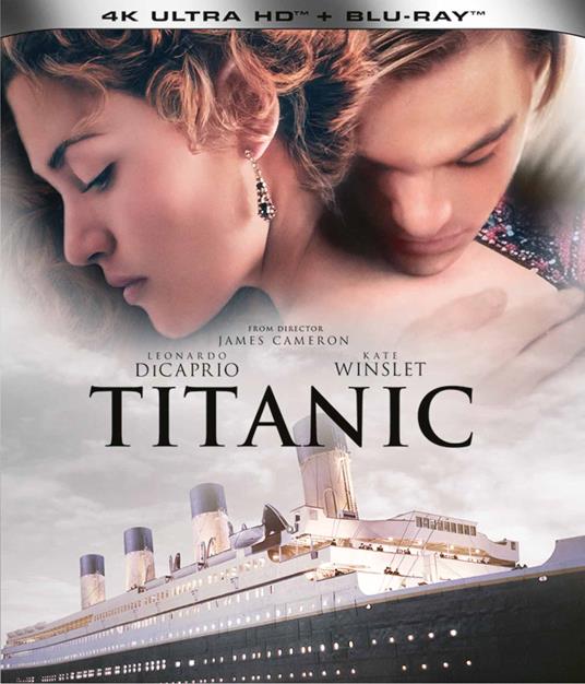 Titanic 4K Remastered (Blu-ray 4K + Blu-ray HD + Blu-ray Extra) di James Cameron - Blu-ray