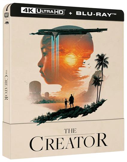 The Creator. Steelbook (Blu-ray + Blu-ray Ultra HD 4K) di Gareth Edwards -  Blu-ray + Blu-ray Ultra HD 4K 