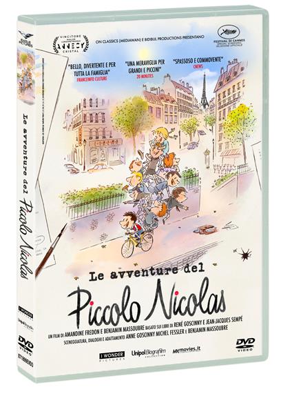 Le avventure del piccolo Nicolas (DVD) di Amandine Fredon,Benjamin Massoubre - DVD