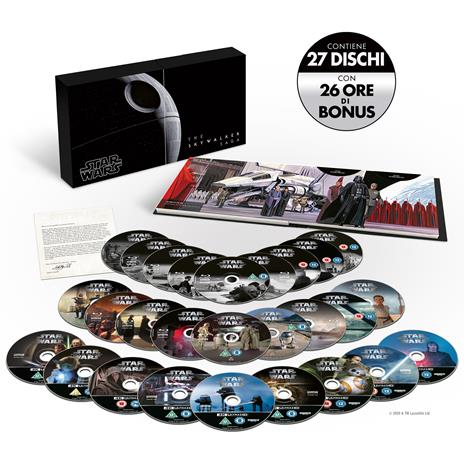 Cofanetto Star Wars. The Skywalker Saga (9 Blu-ray Ultra HD 4K + 18 Blu-ray)  - 3