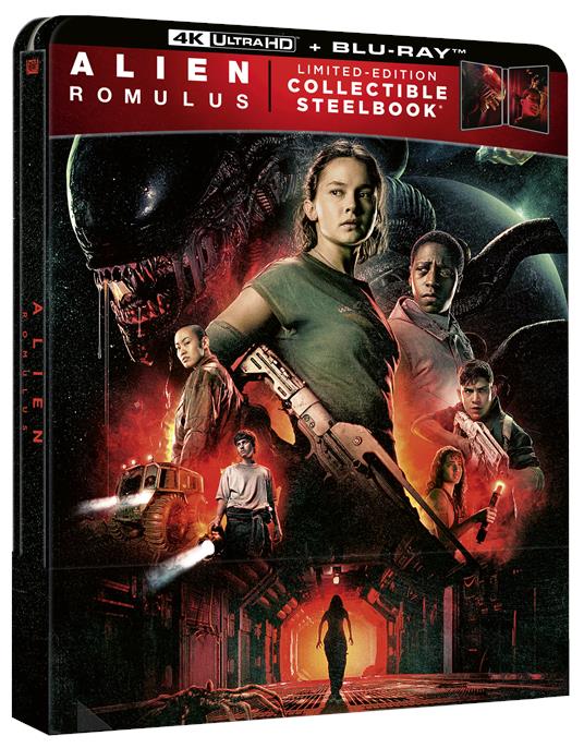 Alien: Romulus. Steelbook (Blu-ray + Blu-ray Ultra HD 4K) di Fede Alvarez - Blu-ray + Blu-ray Ultra HD 4K