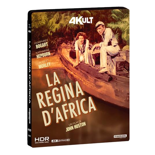 La Regina d'Africa. 4Kult + Card Numerata (Blu-ray + Blu-ray Ultra HD 4K) di John Huston - Blu-ray + Blu-ray Ultra HD 4K