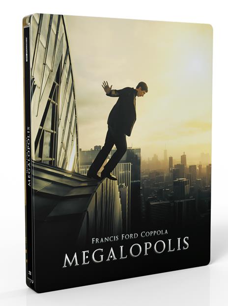 Megalopolis. Steelbook (Blu-ray + Blu-ray Ultra HD 4K) di Francis Ford Coppola - Blu-ray + Blu-ray Ultra HD 4K - 2