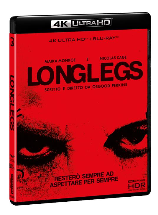 Longlegs. 4K (Blu-ray + Blu-ray Ultra HD 4K) di Oz Perkins - Blu-ray + Blu-ray Ultra HD 4K
