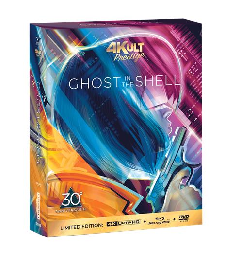 Ghost in the Shell. 4Kult Prestige Edition 30 anni - Edizione numerata (2 DVD + 2 Blu-ray + Blu-ray Ultra HD 4K) di Mamoru Oshii - DVD + Blu-ray + Blu-ray Ultra HD 4K