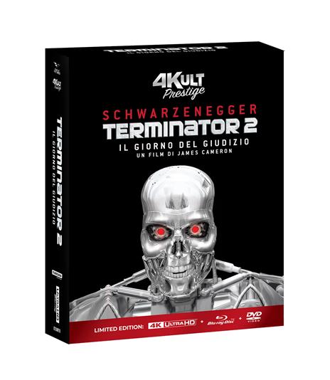 Terminator II. Il Giorno Del Giudizio. 4Kult Prestige Edition. Edizione Numerata. (DVD + 3 Blu-ray + Blu-ray Ultra HD 4K) di James Cameron