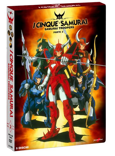 I cinque samurai pt.2 (5 DVD) di Mamoru Hamatsu,Masashi Ikeda - DVD