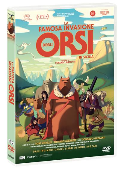 La famosa invasione deglio orsi in Sicilia (DVD) di Lorenzo Mattotti - DVD