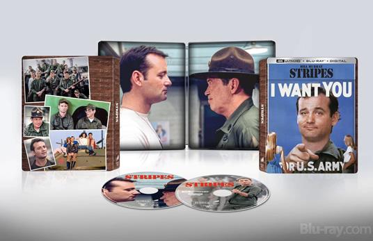 Stripes. Un Plotone Di Svitati. Steelbook (Blu-ray + Blu-ray Ultra HD 4K) di Ivan Reitman - Blu-ray + Blu-ray Ultra HD 4K - 2