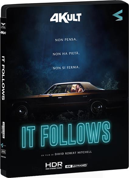 It Follows "4Kult" (Blu-ray + Blu-ray Ultra HD 4K) di David Robert Mitchell - Blu-ray + Blu-ray Ultra HD 4K