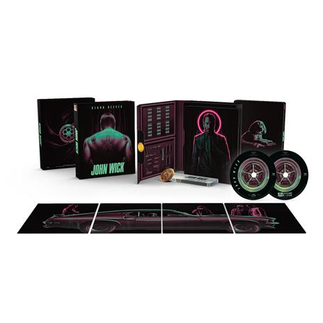 John Wick. Titans of Cult. Steelbook (Blu-ray + Blu-ray Ultra HD 4K) di Chad Stahelski - Blu-ray + Blu-ray Ultra HD 4K - 2
