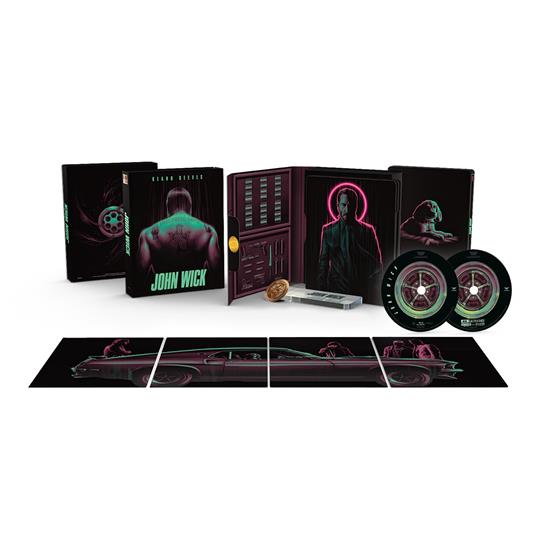 John Wick. Titans of Cult. Steelbook (Blu-ray + Blu-ray Ultra HD 4K) di Chad Stahelski - Blu-ray + Blu-ray Ultra HD 4K - 2