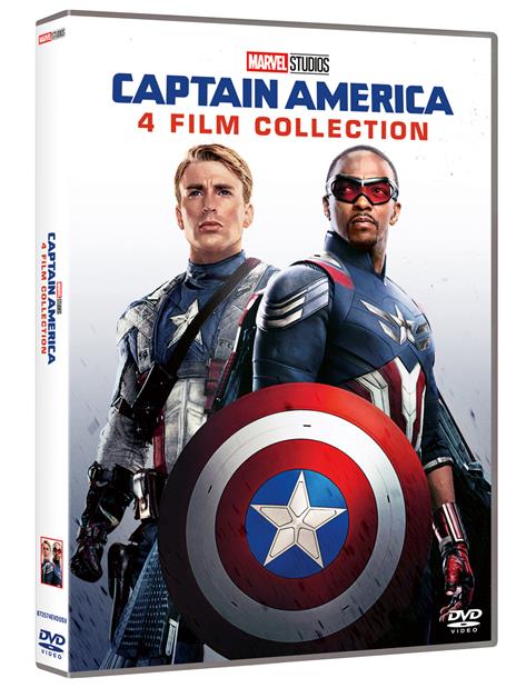 Captain America. 4 Film Collection (4 DVD) di Joe Johnston,Anthony Russo,Joe Russo,Julius Onah