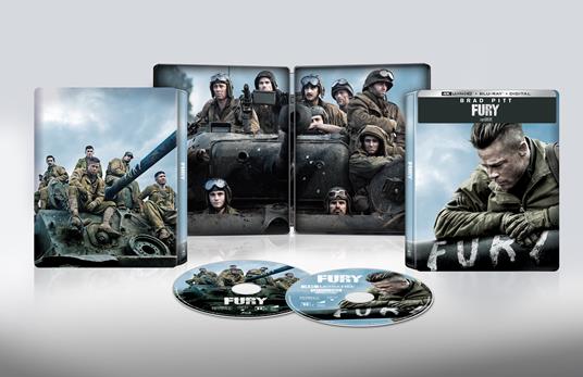  Fury (Blu-ray + Blu-ray Ultra HD 4K)  di David Ayer - Blu-ray + Blu-ray Ultra HD 4K - 2
