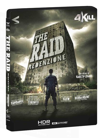 The Raid. Redenzione (4Kill Collection) (Blu-ray + Blu-ray Ultra HD 4K) di Gareth Evans - Blu-ray + Blu-ray Ultra HD 4K