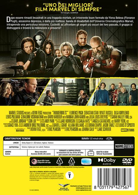 Thunderbolts (DVD) di Jake Schreier - DVD - 2