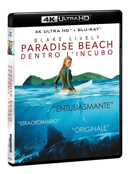 Paradise Beach. Dentro l'incubo (Blu-ray + Blu-ray Ultra HD 4K) di Jaume Collet-Serra - Blu-ray + Blu-ray Ultra HD 4K
