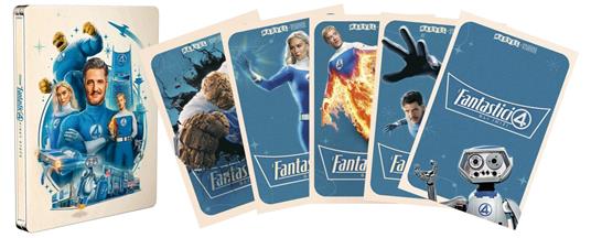 I Fantastici 4 - Gli inizi. Steelbook (Blu-ray + Blu-ray Ultra HD 4K + 5 card) di Matt Shakman - Blu-ray + Blu-ray Ultra HD 4K - 5