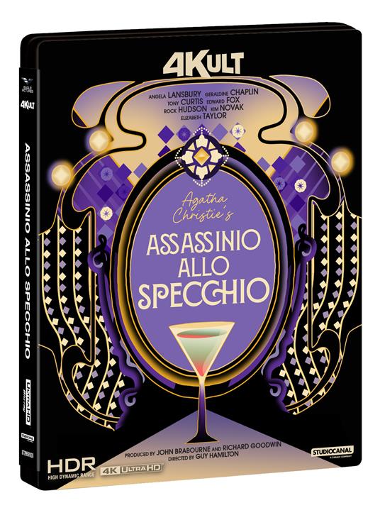 Assassinio Allo Specchio (1980) 4Kult (Blu-ray + Blu-ray Ultra HD 4K) di Guy Hamilton - Blu-ray + Blu-ray Ultra HD 4K