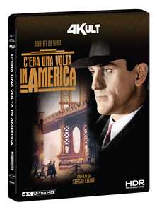 Film C'era una volta in America. 4Kult (Blu-ray + 2 Blu-ray Ultra HD 4K) + Card numerata Sergio Leone