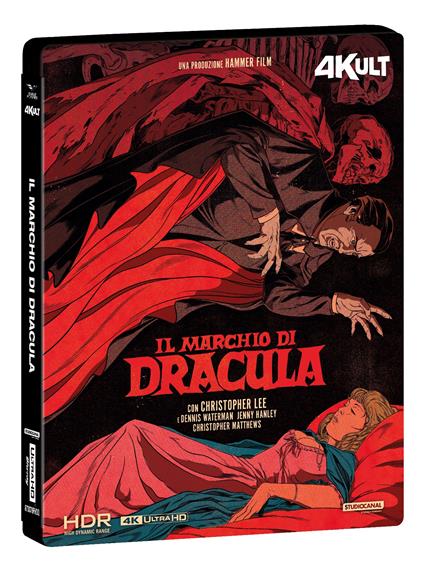 Il marchio di Dracula. 4Kult (Blu-ray + Blu-ray Ultra HD 4K) di Roy Ward Baker - Blu-ray + Blu-ray Ultra HD 4K