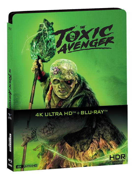 The Toxic Avenger. Steelbook (Blu-ray + Blu-ray Ultra HD 4K) di Macon Blair - Blu-ray + Blu-ray Ultra HD 4K