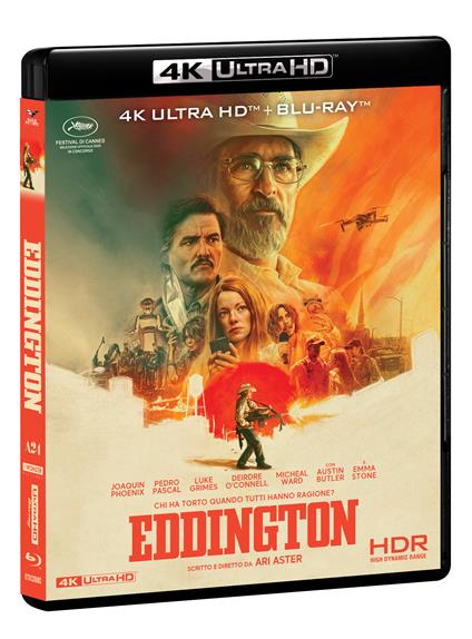 Eddington (Blu-ray + Blu-ray Ultra HD 4K) di Ari Aster - Blu-ray + Blu-ray Ultra HD 4K