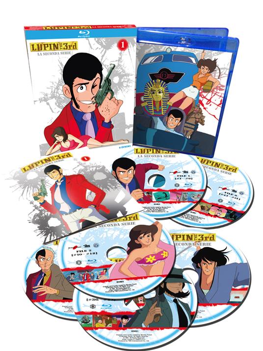 Lupin III. La seconda serie vol. 1 (6 Blu-ray) di Hayao Miyazaki,Kyôsuke Mikuriya,Yasumi Mikamoto,Shigetsugu Yoshida - Blu-ray - 2