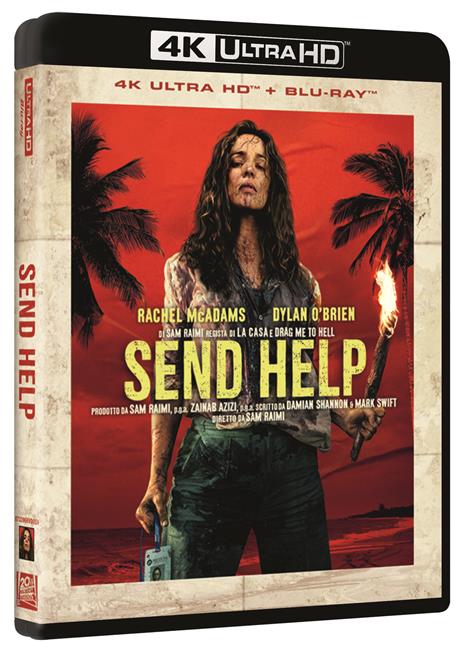 Send Help (Blu-ray + Blu-ray Ultra HD 4K) di Sam Raimi - Blu-ray + Blu-ray Ultra HD 4K
