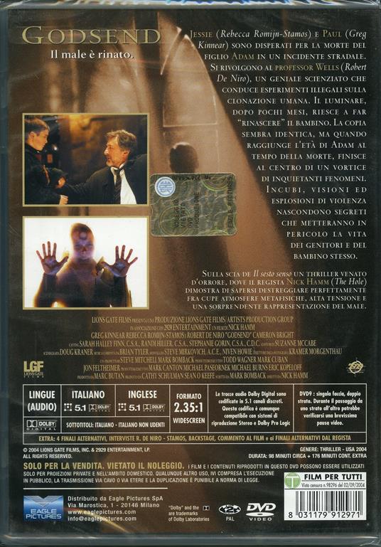 Godsend di Nick Hamm - DVD - 2