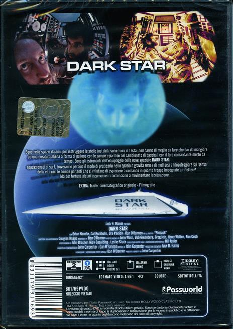 Dark Star di John Carpenter - DVD - 2