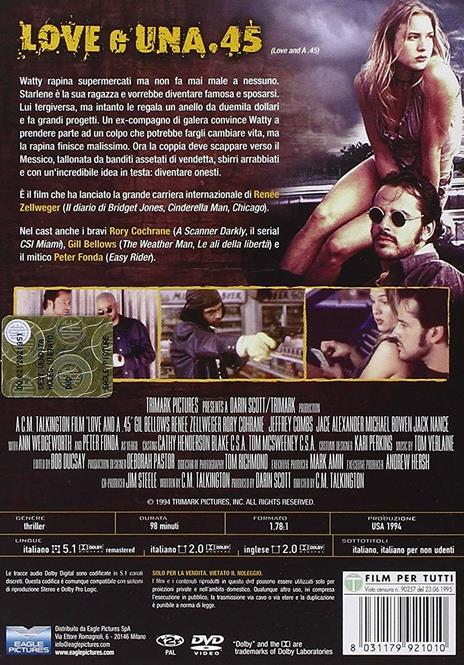 Love e una .45 di C. M. Talkington - DVD - 2