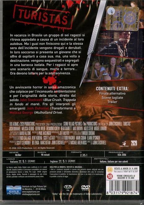 Turistas di John Stockwell - DVD - 2