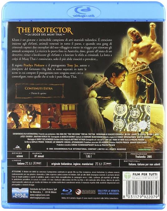 The Protector. La legge dei Muy Thai di Prachya Pinkaew - Blu-ray - 2