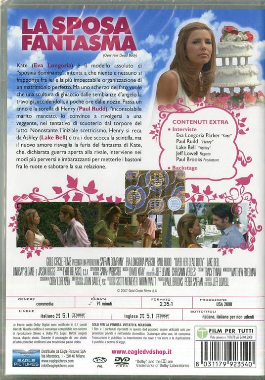 La sposa fantasma di Jeff Lowell - DVD - 2