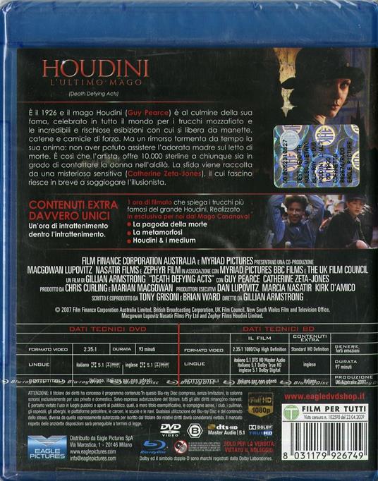 Houdini. L'ultimo mago (DVD + Blu-ray) di Gillian Armstrong - 2