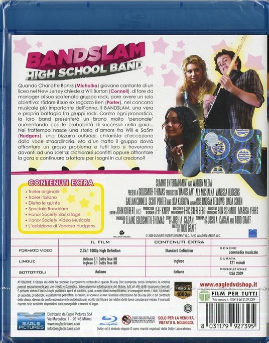 Bandslam. High School Band di Todd Graff - Blu-ray - 2