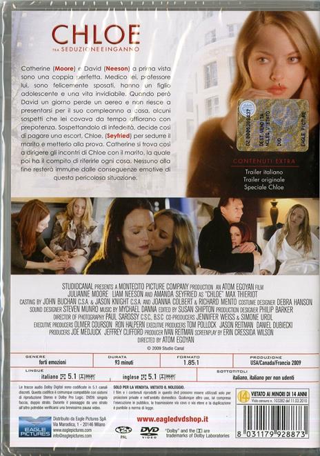 Chloe. Tra seduzione e inganno di Atom Egoyan - DVD - 2