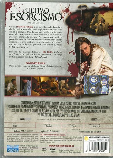 L' ultimo esorcismo di Daniel Stamm - DVD - 2