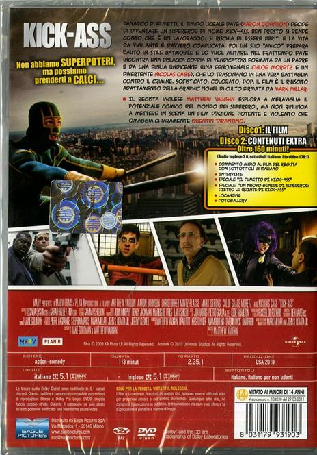 Kick-Ass (2 DVD) di Matthew Vaughn - DVD - 2