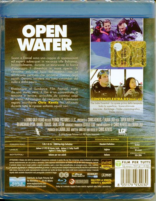 Open Water di Chris Kentis - Blu-ray - 2
