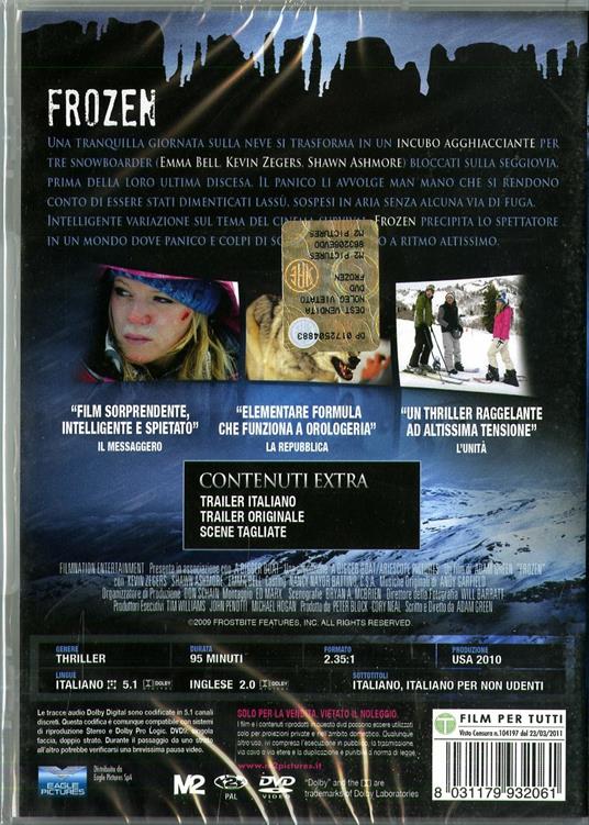 Frozen di Adam Green - DVD - 2