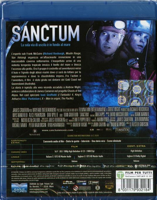 Sanctum di Alister Grierson - Blu-ray - 2