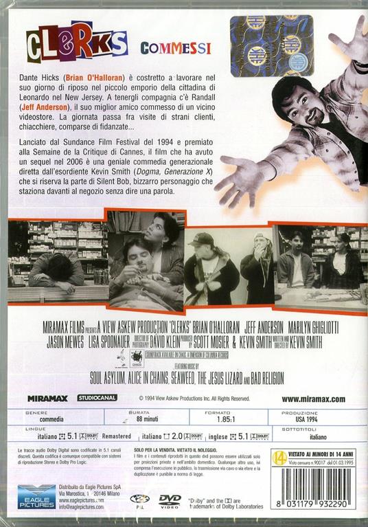 Clerks. Commessi di Kevin Smith - DVD - 2